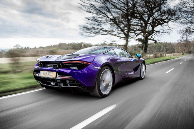 マクラーレン720Sクーペのリヤスタイル