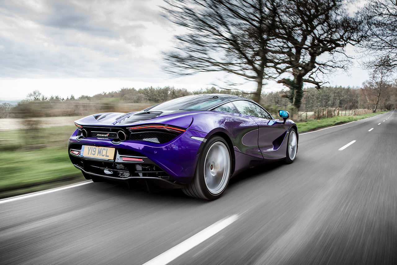 マクラーレン720Sクーペのリヤスタイル