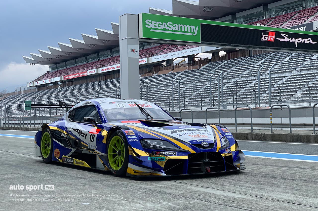 本番仕様のカラーリングをまとったWedsSport ADVAN GR Supra