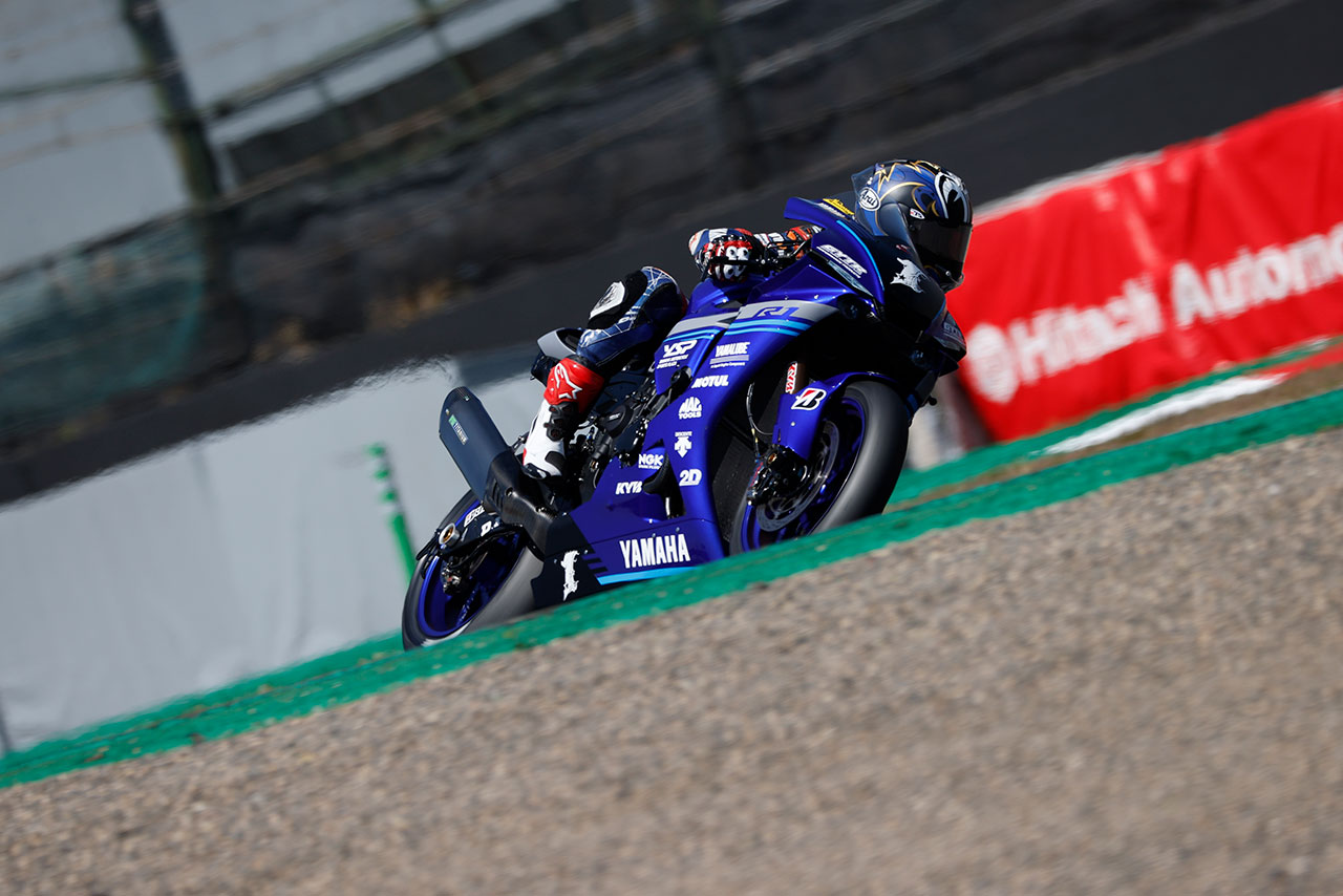 鈴鹿2輪合同テスト：中須賀克行（YAMAHA FACTORY RACING TEAM）