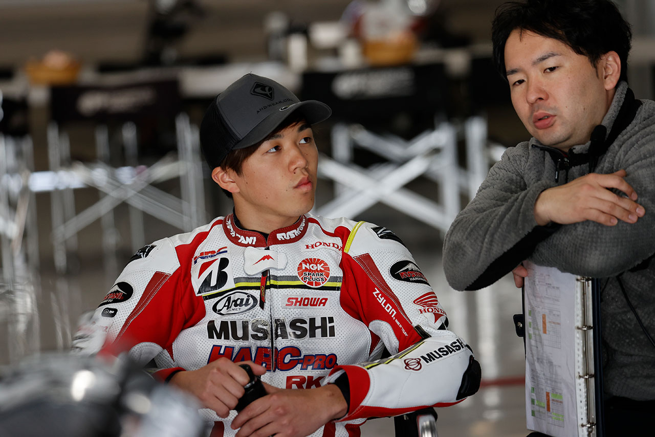 鈴鹿2輪合同テスト：水野涼（MuSASHi RT HARC-PRO.Honda）