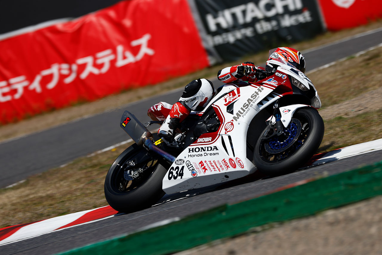 鈴鹿2輪合同テスト：名越哲平（MuSASHi RT HARC-PRO）