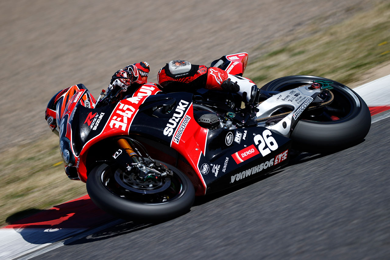 鈴鹿2輪合同テスト：ヨシムラの渡辺一樹