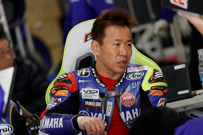 鈴鹿2輪合同テスト：中須賀克行（YAMAHA FACTORY RACING TEAM）