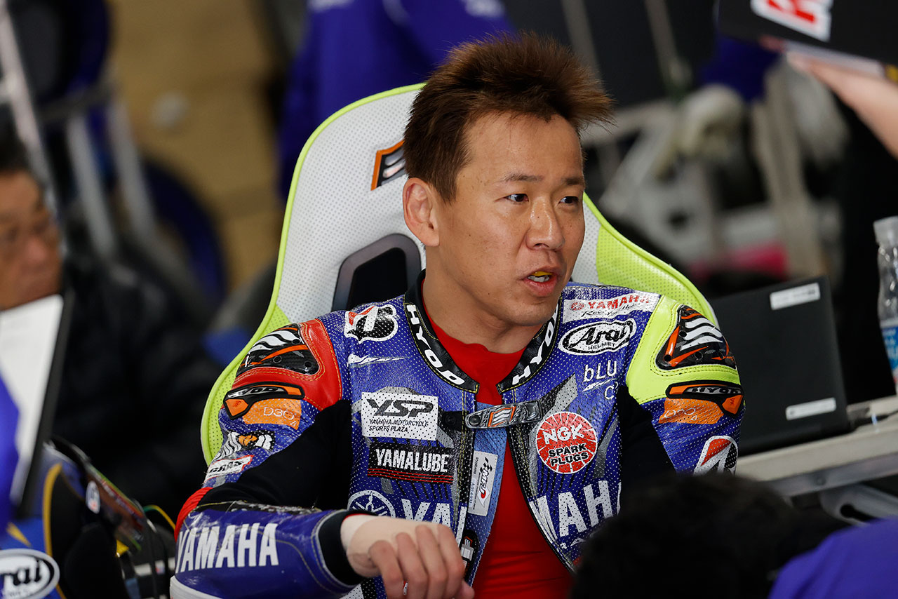 鈴鹿2輪合同テスト：中須賀克行（YAMAHA FACTORY RACING TEAM）