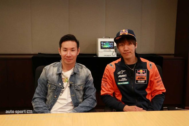 小林可夢偉（carrozzeria Team KCMG）長島哲太(Red Bull KTM Ajo)