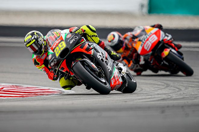 2019年MotoGPを戦ったアンドレア・イアンノーネ（アプリリア・レーシング・チーム・グレシーニ）