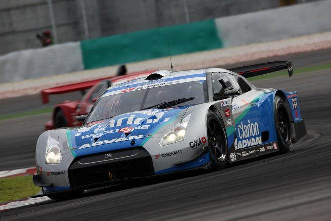 2008年スーパーGTセパン　WOODONE ADVAN Clarion GT-R