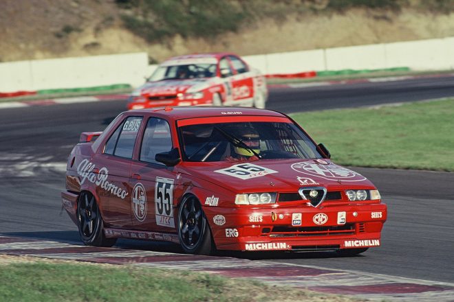 1994年JTCC、4位に入った仙台戦でのアルファ155