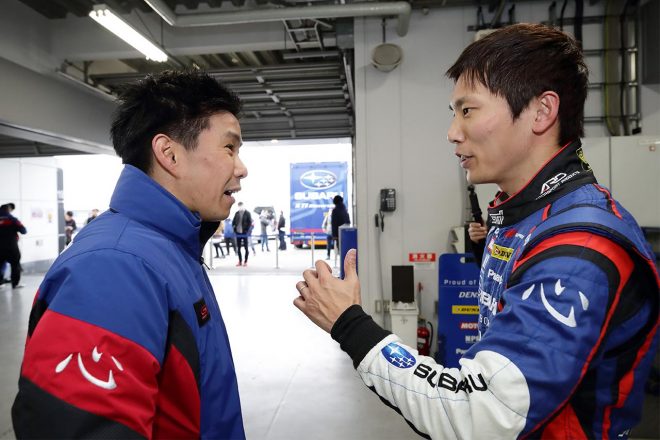 2020年もSUBARU BRZ R&D SPORTをドライブする井口卓人と山内英輝