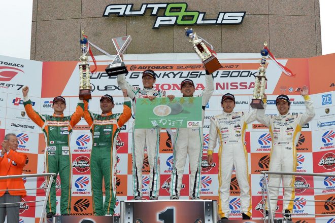 2013年第7戦オートポリスの表彰台