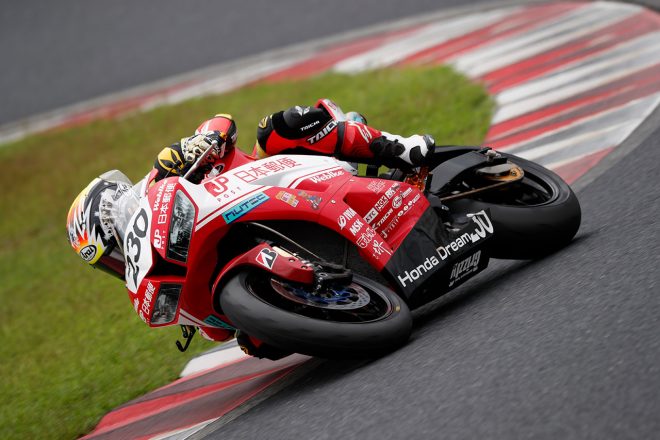 2020年全日本ロードのST600クラスに参戦する小山知良（日本郵便 Honda Dream TP）