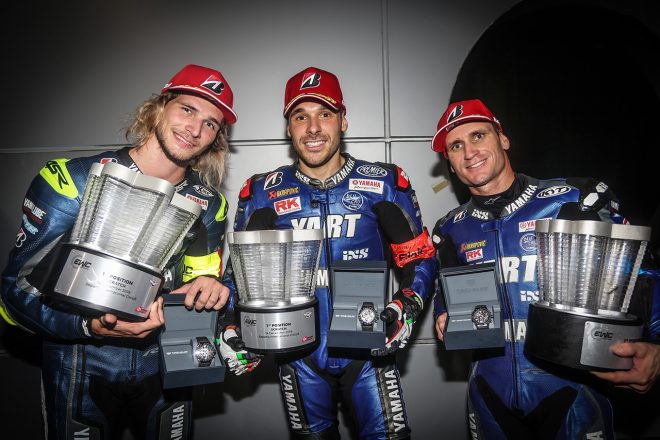 カレル・ハニカ、ニッコロ・カネパ、ブロック・パークス（YART Yamaha Official EWC Team）