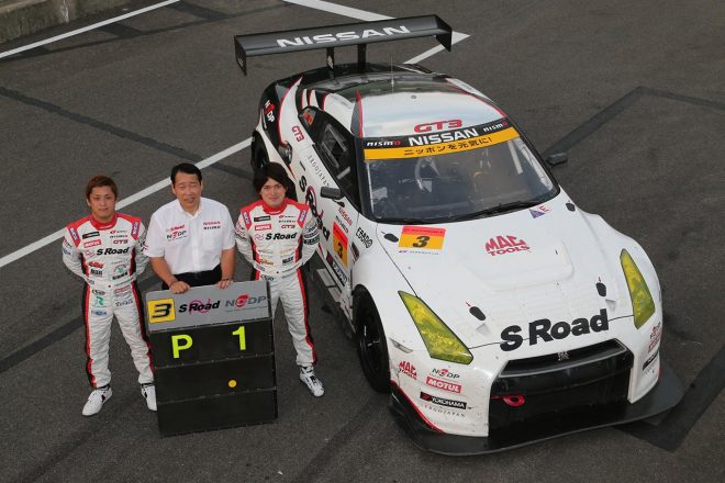 2012年のS Road NDDP GT-R。関口と千代のドライブで第4戦SUGOで優勝を飾った。