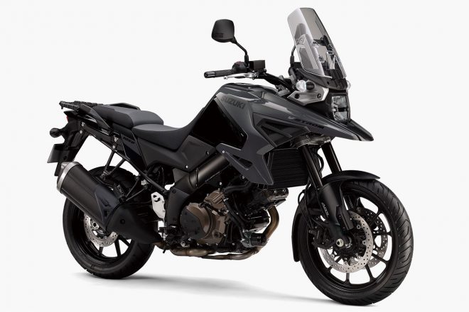 スズキV-STROM 1050 グラススパークルブラック／ソリッドアイアングレー