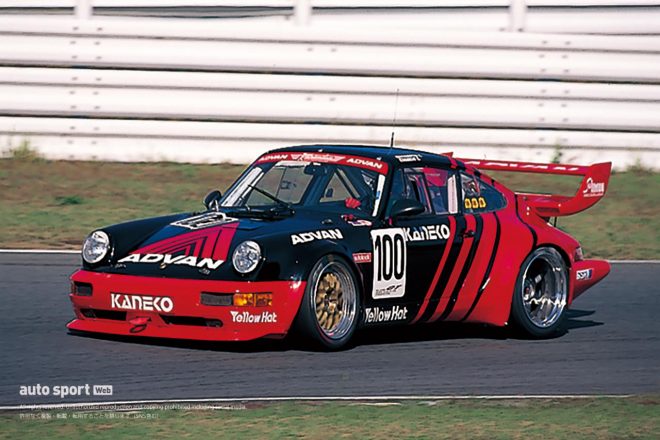 1994年にJGTCにデビューしたADVAN PORSCHE。TEAM KUNIMITSUのJGTC最初のマシン。
