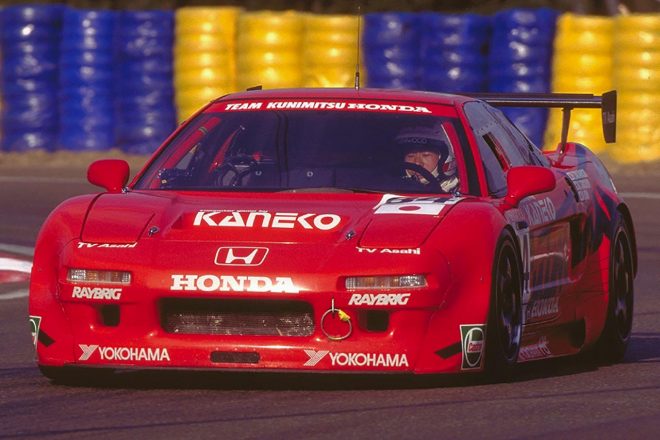 1995年のル・マン24時間でGT2クラス制覇を成し遂げたTEAM KUNIMITSUのホンダNSX