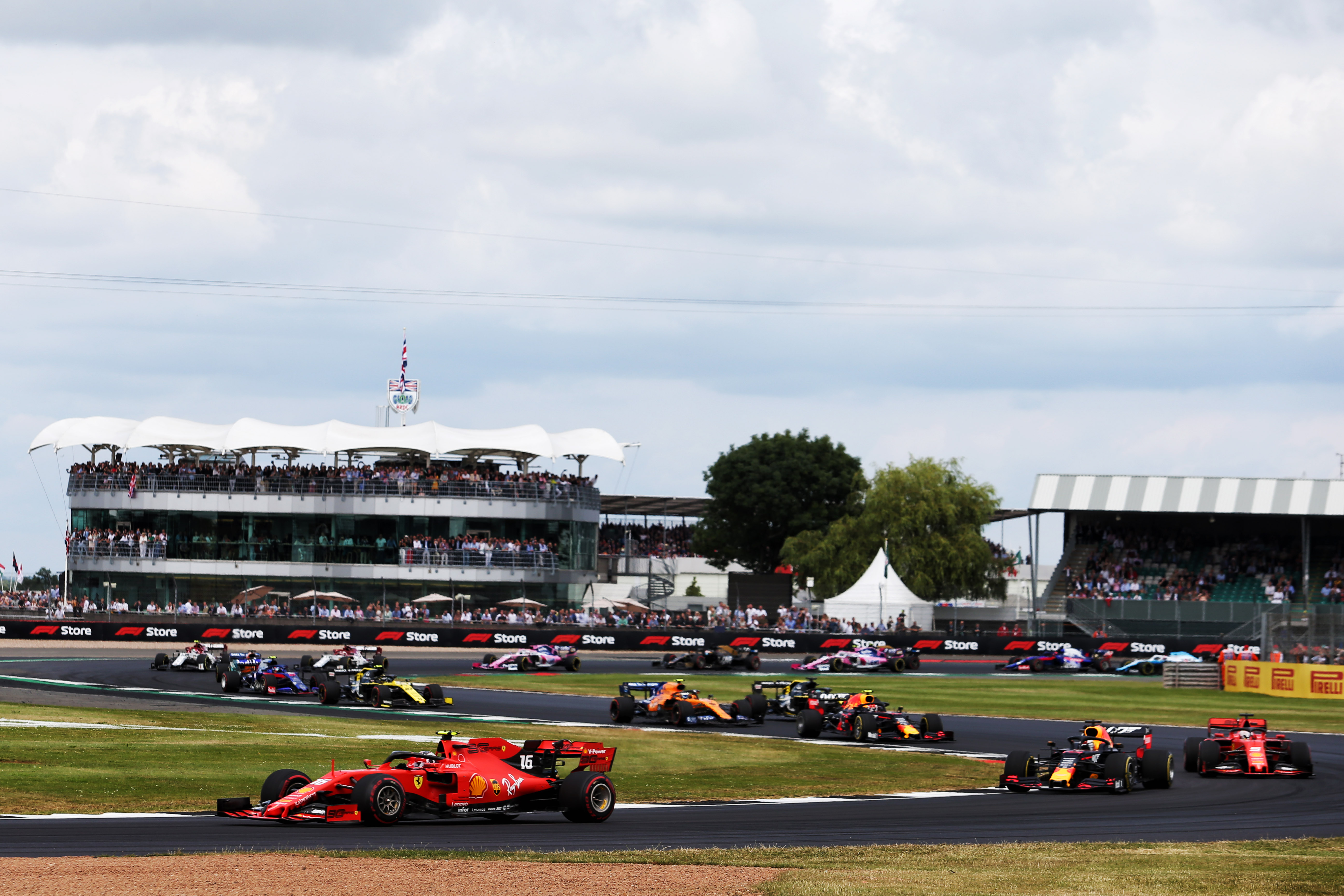 2019年F1イギリスGPでのルクレール