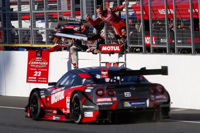 2014年にチャンピオンを獲得した松田次生／ロニー・クインタレッリ組MOTUL AUTECH GT-R