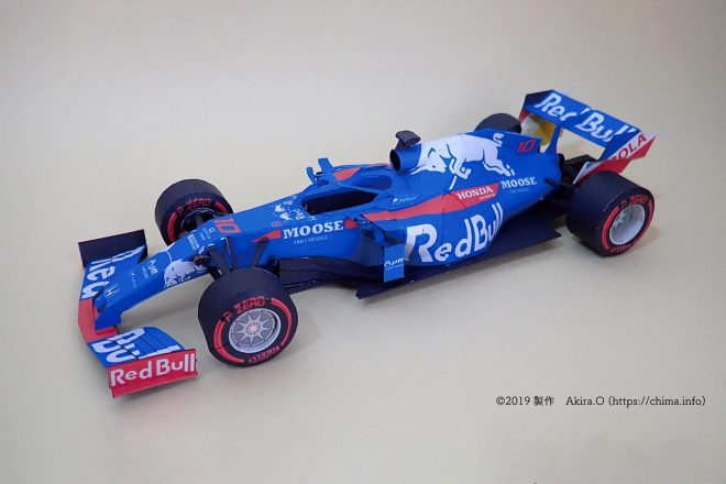 トロロッソSTR14・ホンダのペーパークラフト