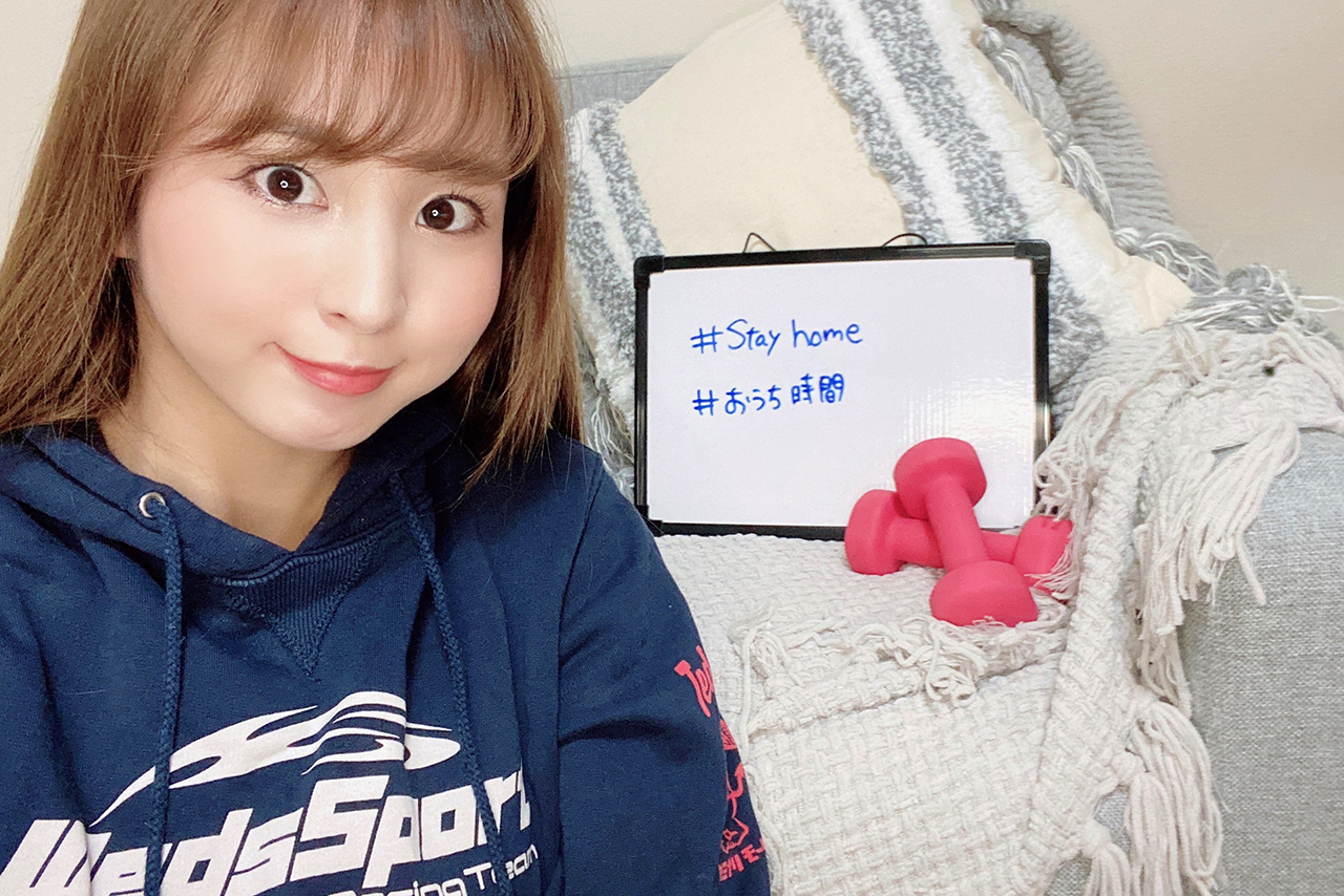2019年に引き続きWedsSport Racing Galsを務める安田七奈さん