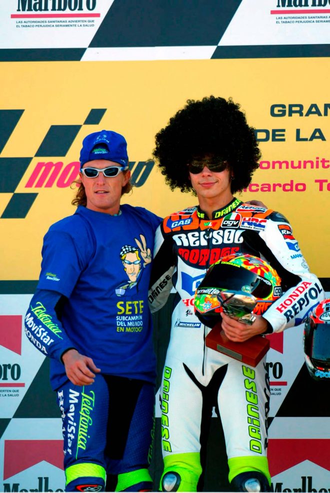 MotoGPの2003年シーズンはバレンティーノ・ロッシが連覇を達成