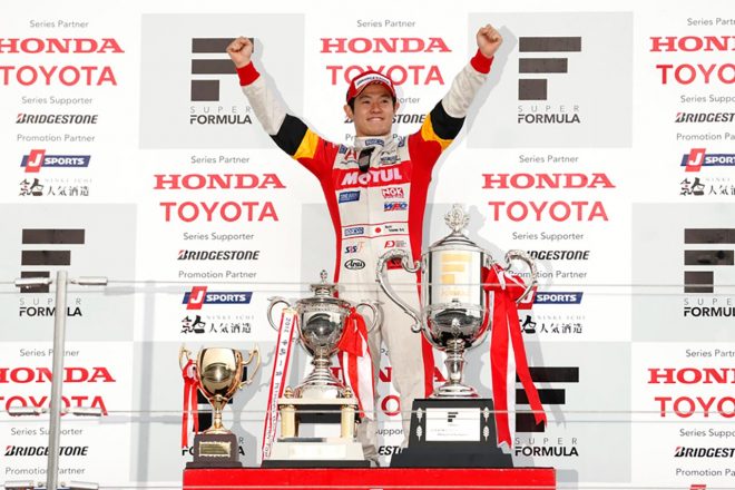 2013年にスーパーフォーミュラで初戴冠を果たした山本尚貴（TEAM MUGEN）