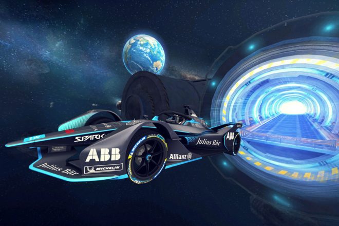 アスファルト8：Airborneではゲームらしく宇宙空間でもレースができるという