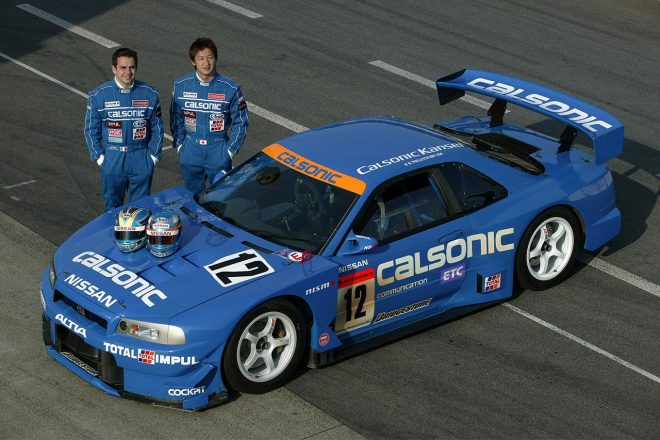 2003年のカルソニックスカイラインとブノワ・トレルイエ、井出有治