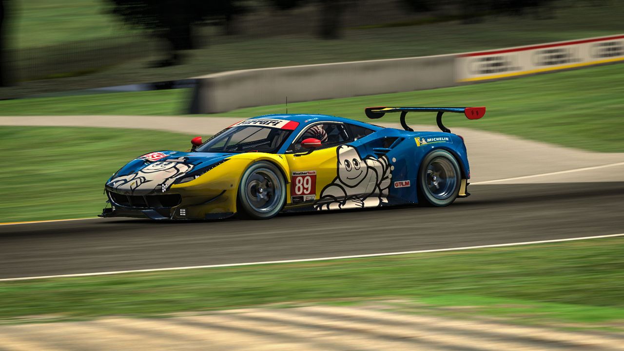 ミシュランカラーに彩られたフェラーリ488 GTE