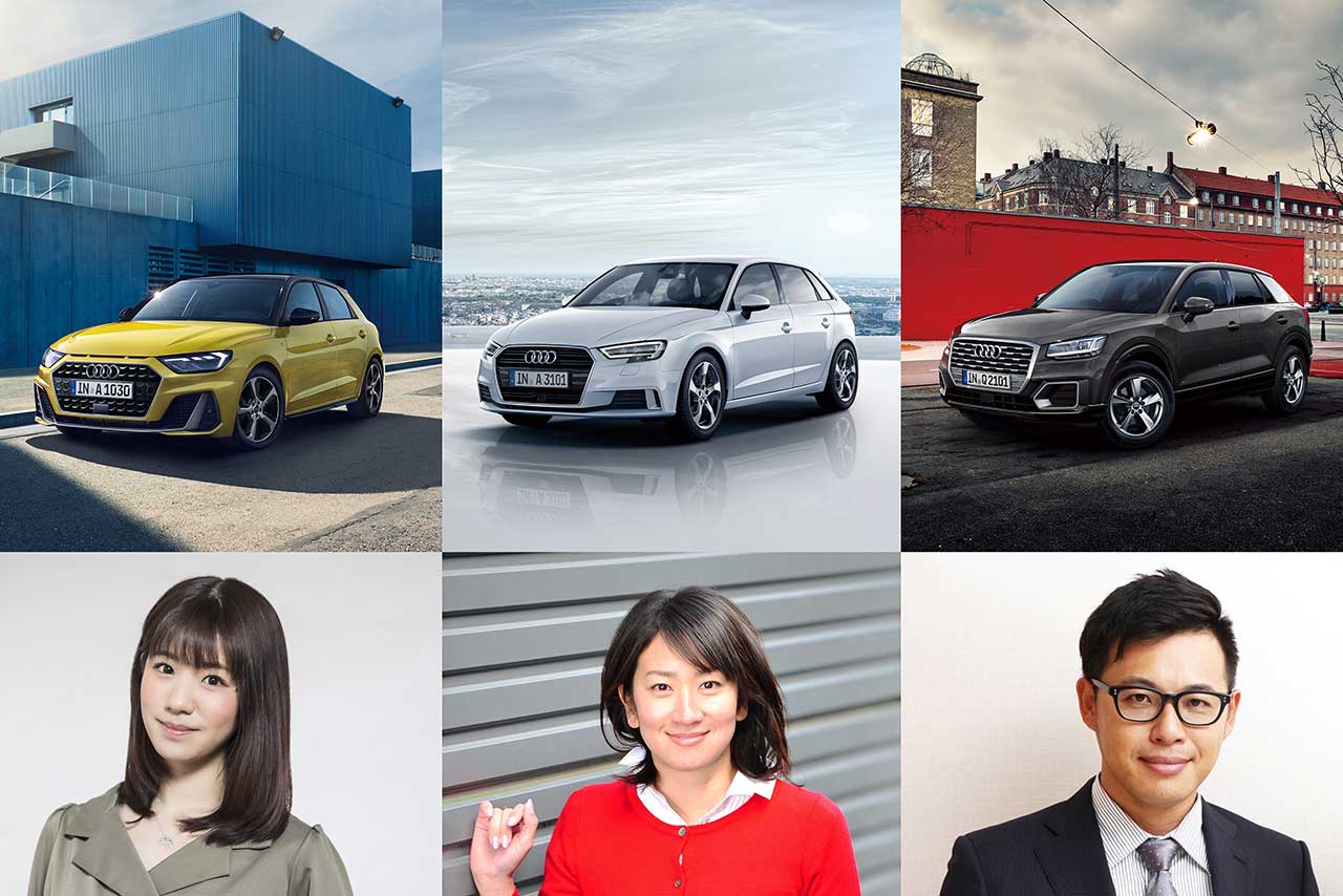 アウディジャパンで5月16～17日に行われるYouTubeライブ配信の車種とゲストたち