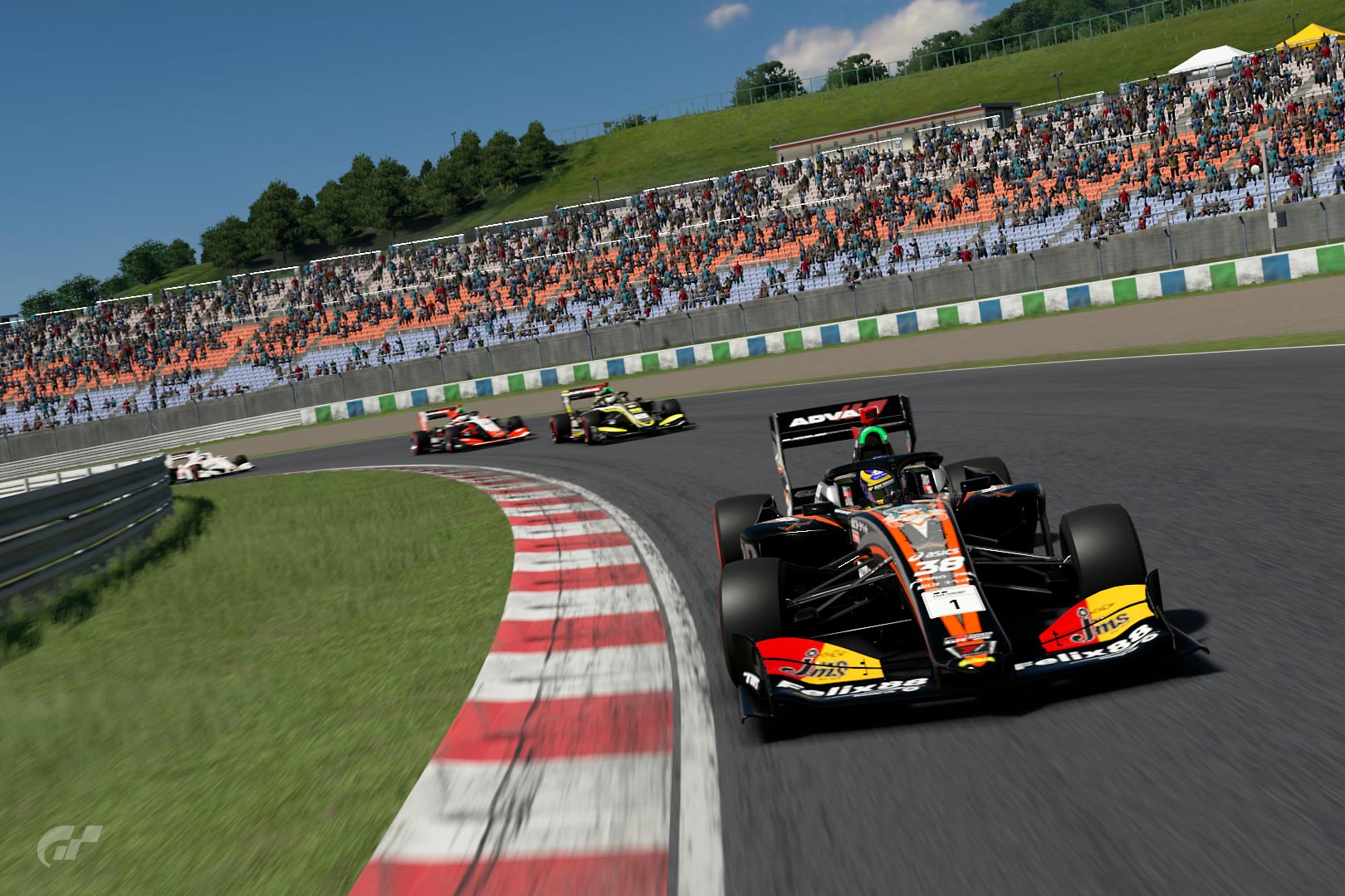 JAF認定 スーパーフォーミュラ・ヴァーチャルシリーズ スペシャルラウンドの決勝レースを戦う石浦宏明（JMS P.MU/CERUMO・INGING）