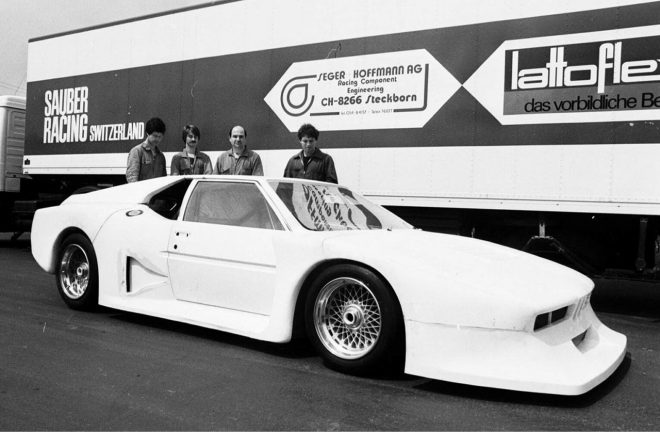 1981年のザウバー・レーシングチームのBMW M1