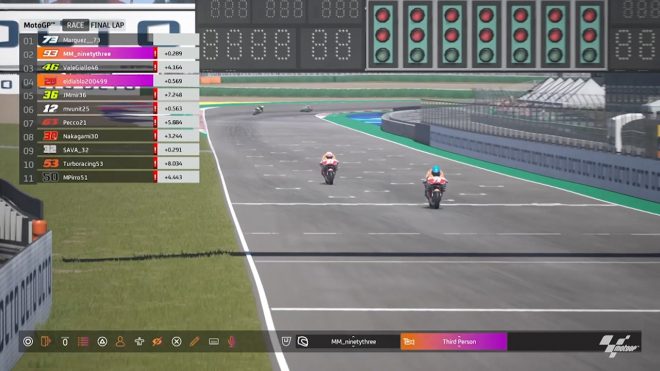 2020MotoGPバーチャルレース第4戦サンマリノGP：マルケス兄弟がワン・ツー・フィニッシュ