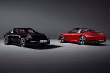 新型ポルシェ911タルガ4（右）とタルガ4S（左）