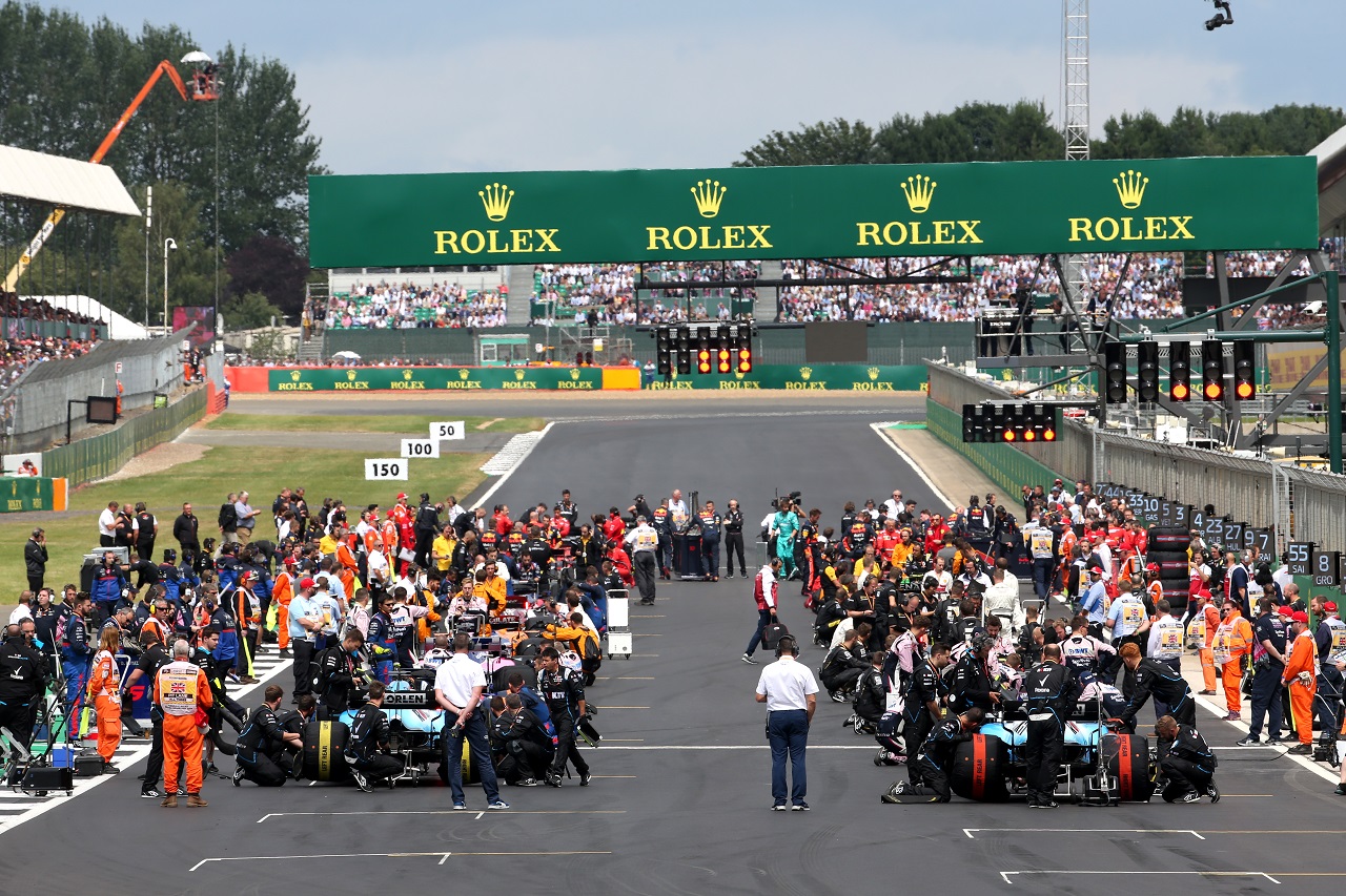 2019年F1イギリスGP決勝日グリッド