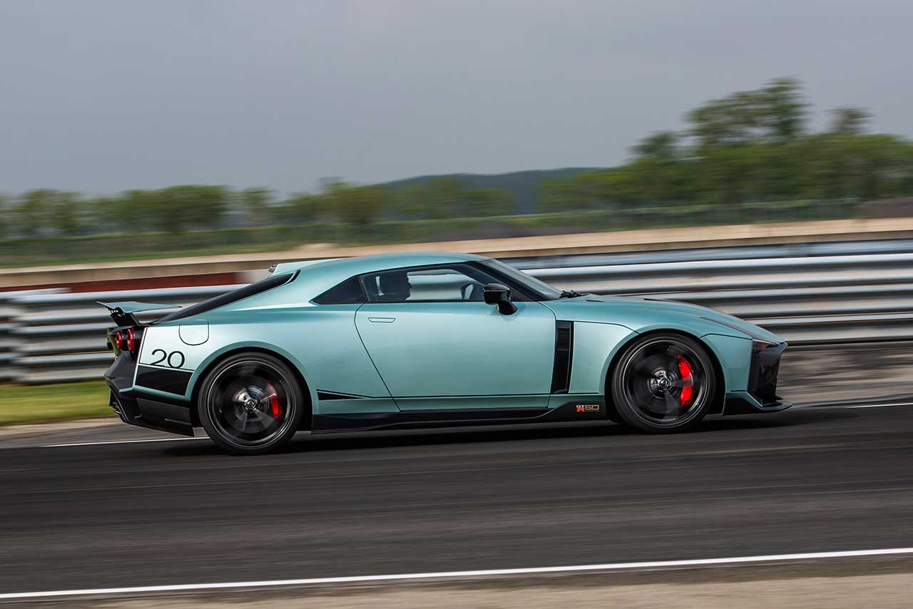 ニッサンGT-R 50・バイ・イタルデザイン：サイドビュー