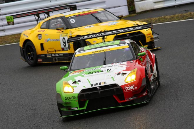 2019年の植毛GO&FUN GT-R。autosport web Sprint CupではMP Racingとともに参戦し、レース1では2位フィニッシュを果たした。