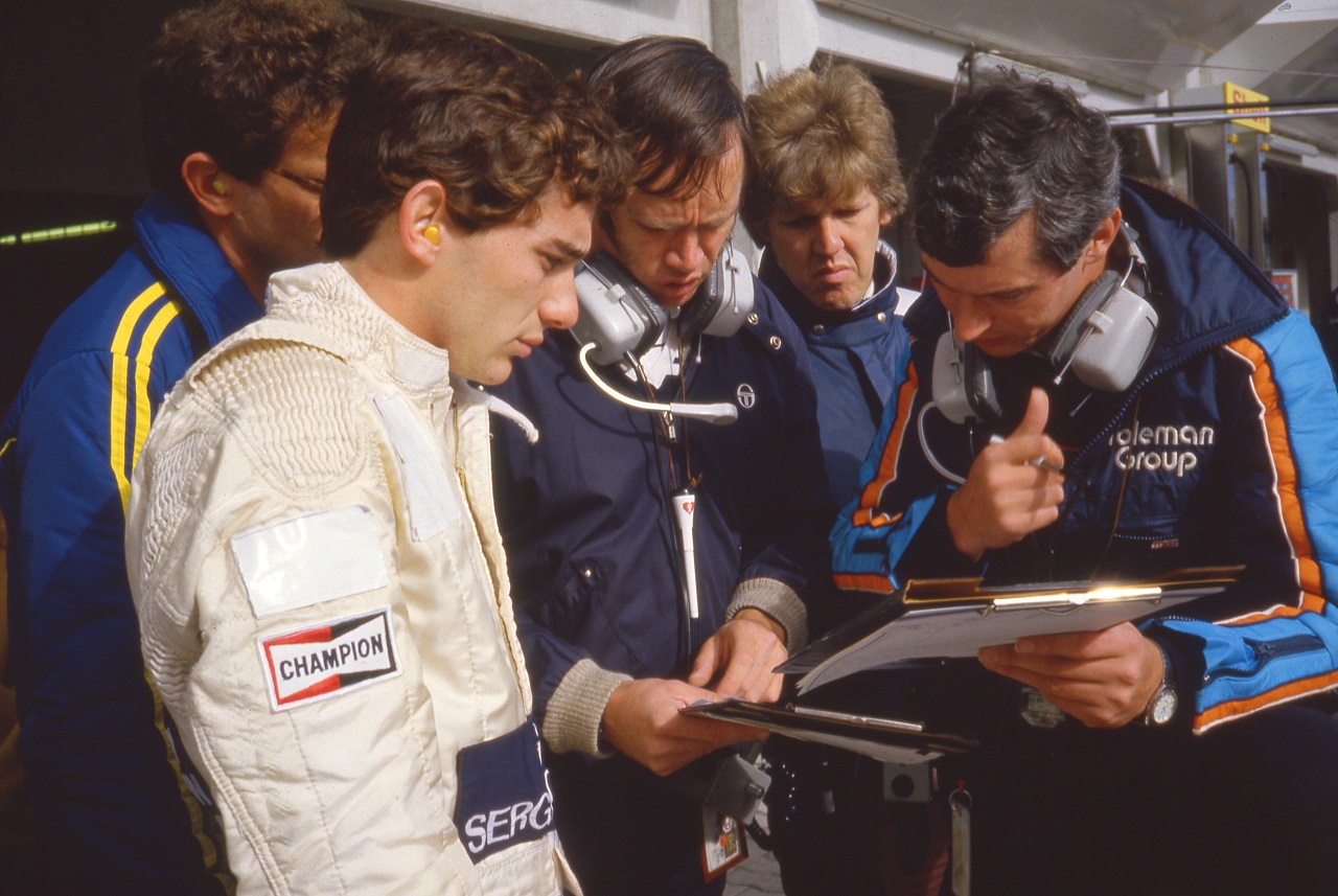 1984年トールマン時代のアイルトン・セナ