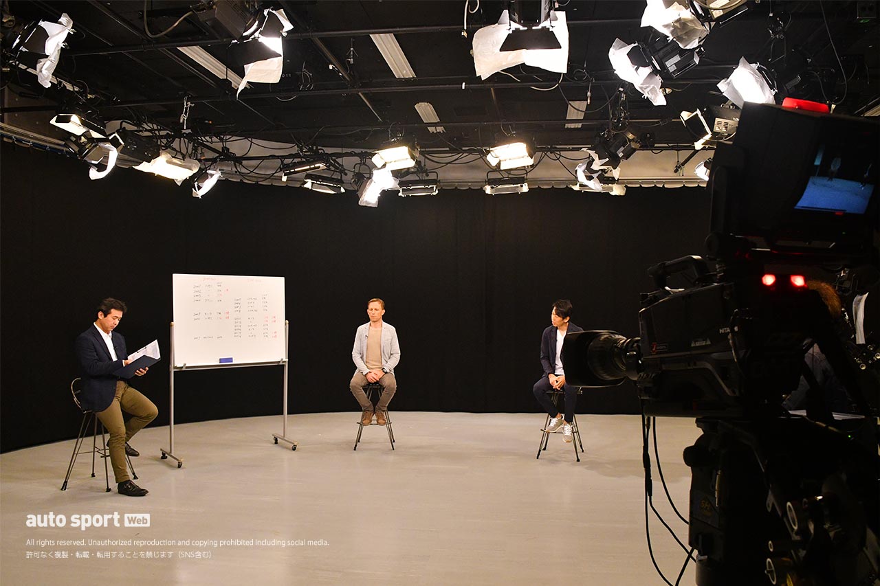 『SUPER GTアナライズ 〜土屋武士による戦術解析〜』の第4回目は、柳田真孝とロニー・クインタレッリが登場する。