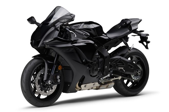 2020年モデルのヤマハYZF-R1（ブラックメタリックX）