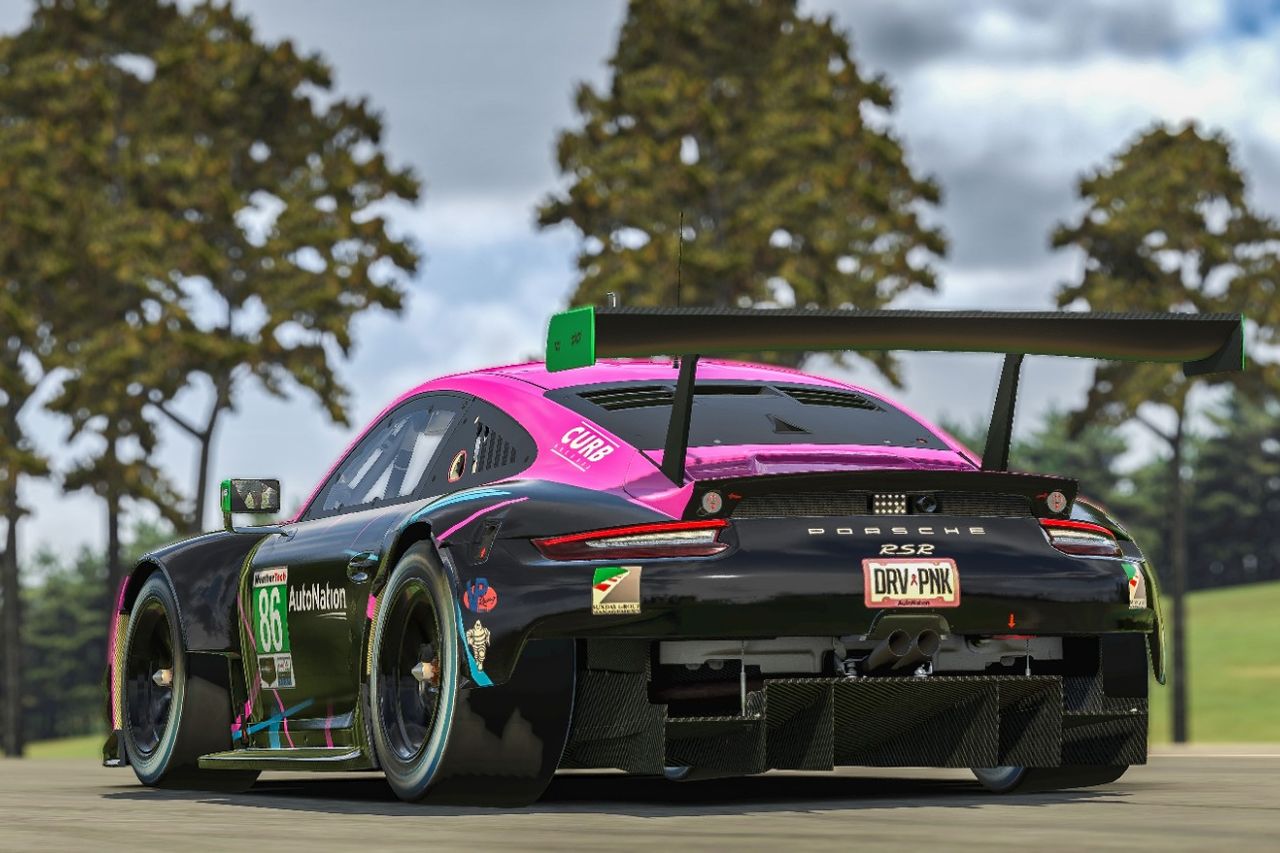 道見真也は86号車ポルシェ911 RSRをドライブして2戦連続で4位入賞を果たした。