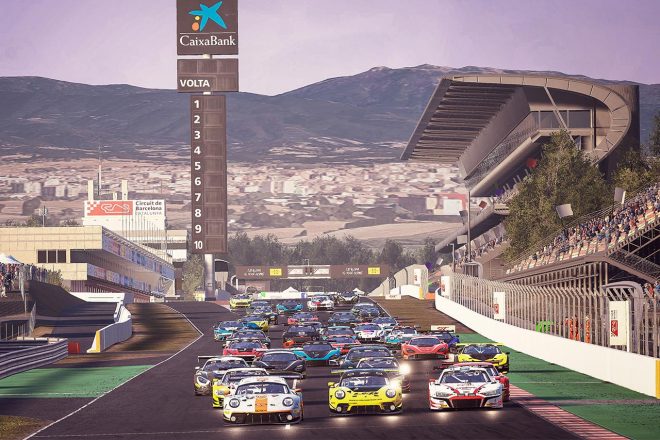 SRO・EスポーツGT第4戦バルセロナの様子