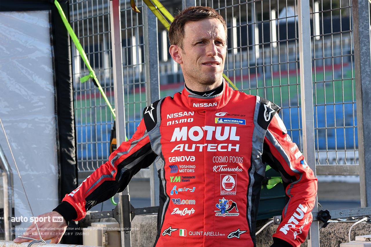 岡山公式テストでのロニー・クインタレッリ。イタリアの家族を心配しながらも、精力的にテストへ臨んだ。