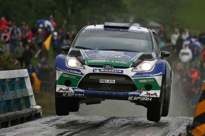 2012年にWRC第7戦として行われたラリー・ニュージーランドの様子