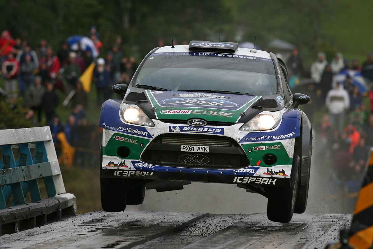 2012年にWRC第7戦として行われたラリー・ニュージーランドの様子