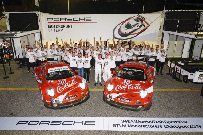 コア・オートスポーツが運営するポルシェGTチームは2014年から計3回マニュファクチャラーズタイトルを獲得。2019年シーズンを含む2度のチーム、ドライバーズ・シリーズチャンピオンとなった。