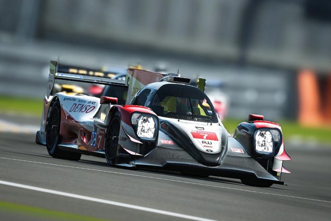 ル・マン24時間バーチャルに参戦するTOYOTA GAZOO Racingの7号車のカラーリング