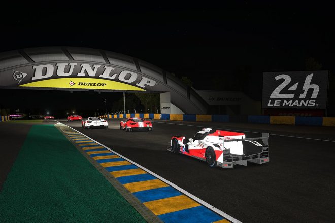 ル・マン24時間バーチャルに参戦するTOYOTA GAZOO Racingの7号車のカラーリング