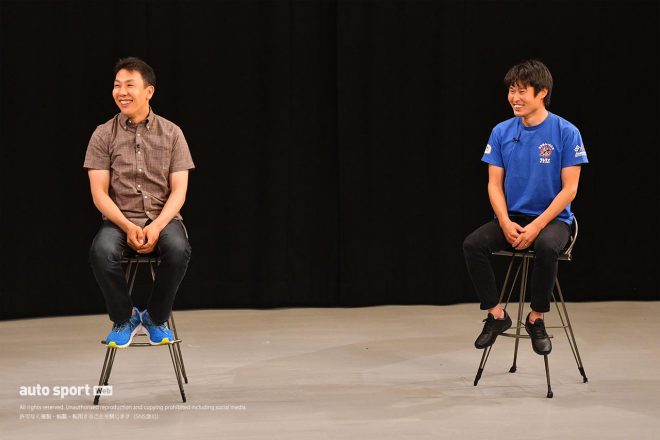 『SUPER GTアナライズ』第5回に出演した小暮＆塚越